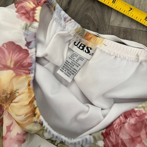 Vintage floral chiffon flowy cottagecore coquette skirt - Picture 5 of 5